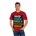 Inspirational Praying T-Shirt for Everyday Motivation