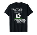 Inspirational Motivation Soccer T-Shirt - Minimalist Print Men Women