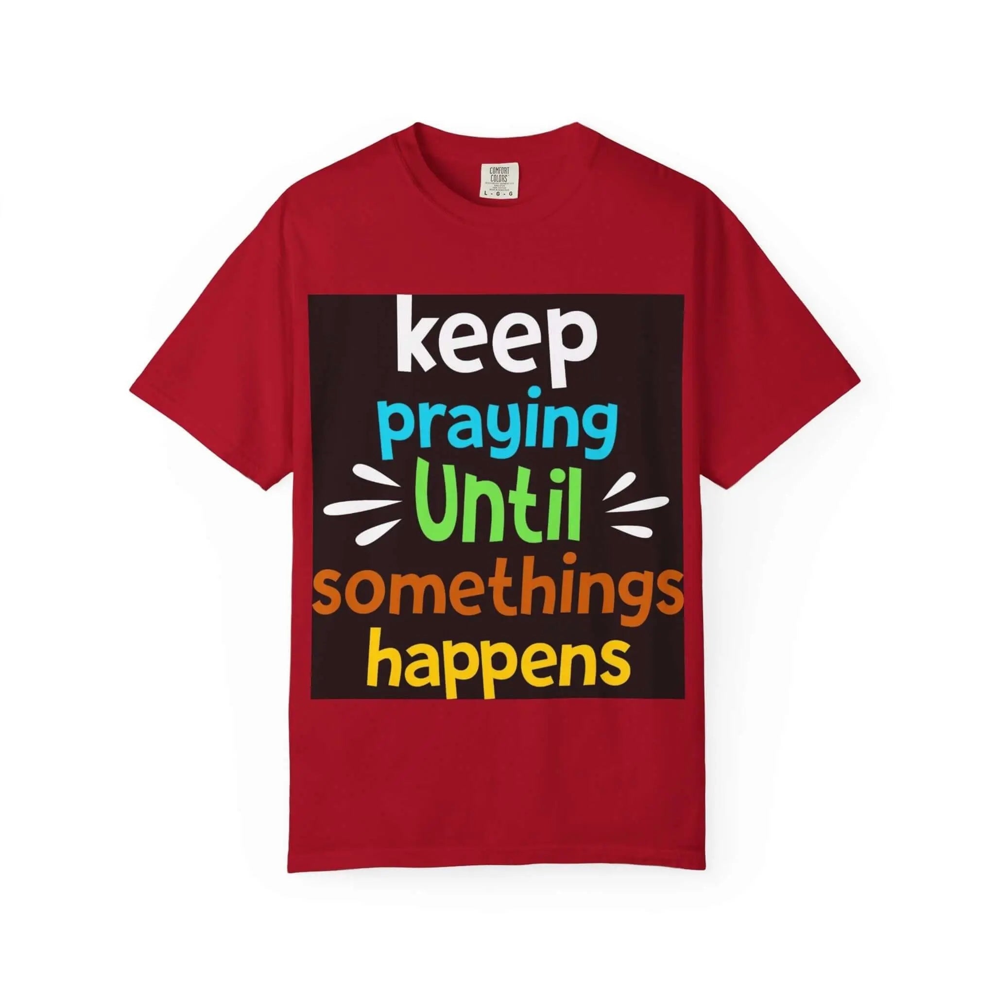 Inspirational Praying T-Shirt for Everyday Motivation