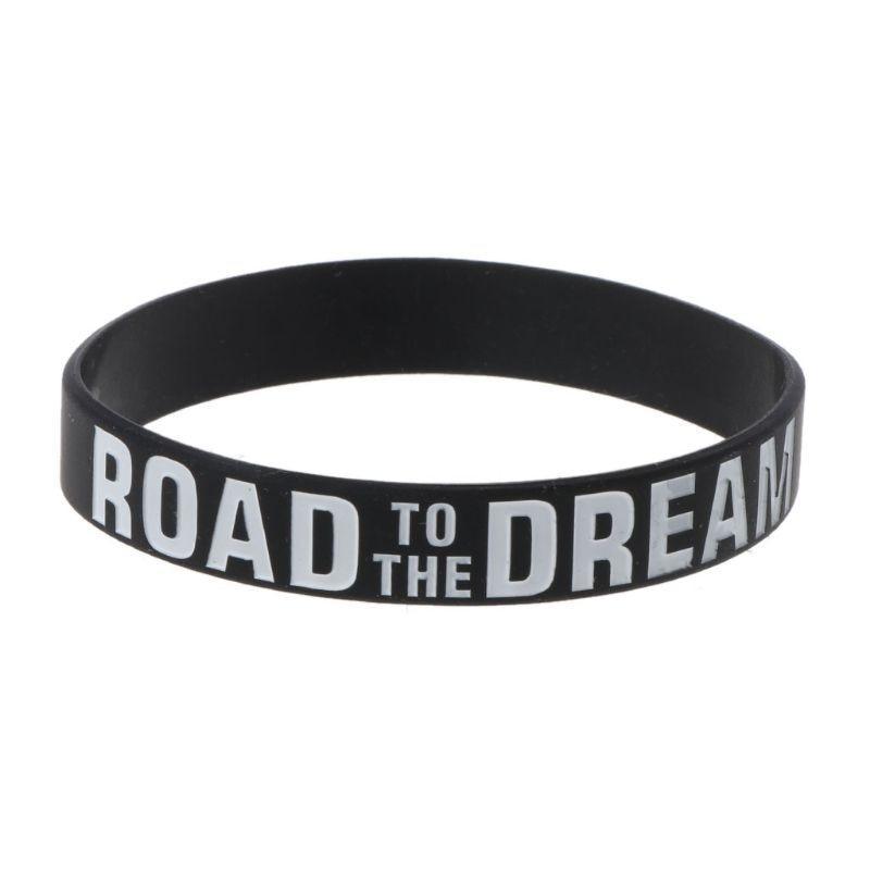 Silicone Rubber Band Elastic Inspirational Motivation Bracelets Never Give Up Perfect Gift For Men And Women Cool Fashion Style Stevvex
