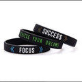 Silicone Wristband Rubber Band Motivational Bracelet For Men And Women Perfect Gift Jewelry Cool Style Stevvex