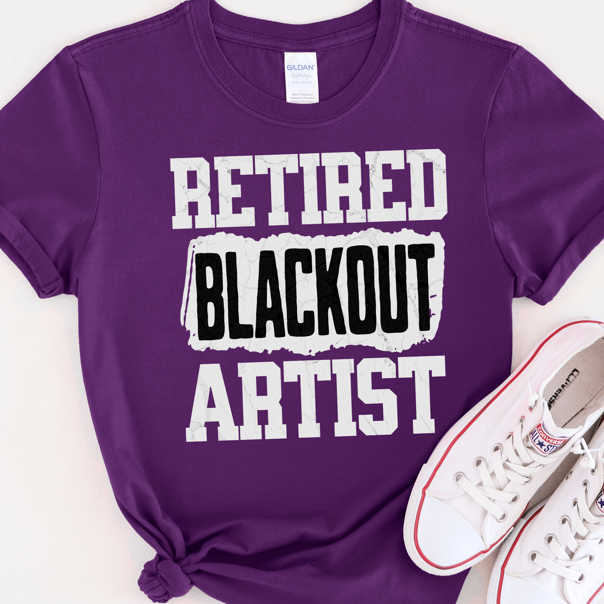 Recovery T-Shirt | Inspiring Sobriety |  Retired Blackout Artist